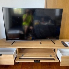 値下げしました。【中古】テレビ＆テレビボード　セット価格の画像