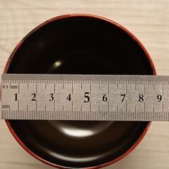 青柴園造　根來塗　小吸椀　茶懐石道具　5客セット　共箱 (R2154wY)の画像