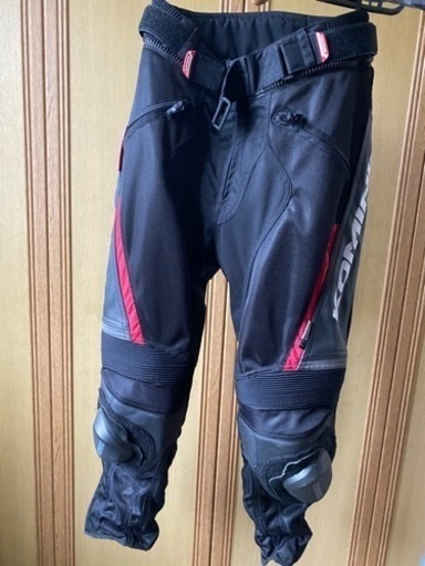 KOMINE コミネ スポーツライディングレザーメッシュパンツ