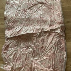 羽毛布団　数回使用　カバー付き