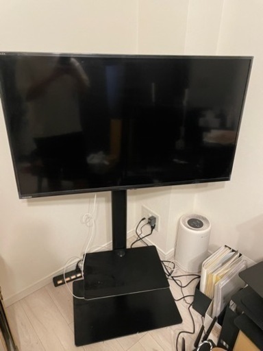 40型 テレビ (REGZA)  + テレビ台　取りに来て頂ける方限定 B-CASカードなし。