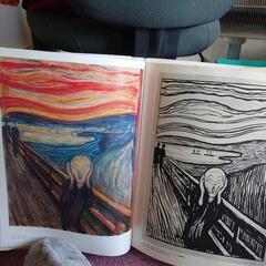 美術の本ゴッホ、シャガール等の画像