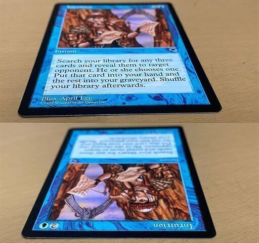 英語版 マジック：ザ・ギャザリング 直観 MTG Intuition 青 現状品 MAGIC The Gathering ☆ PayP
