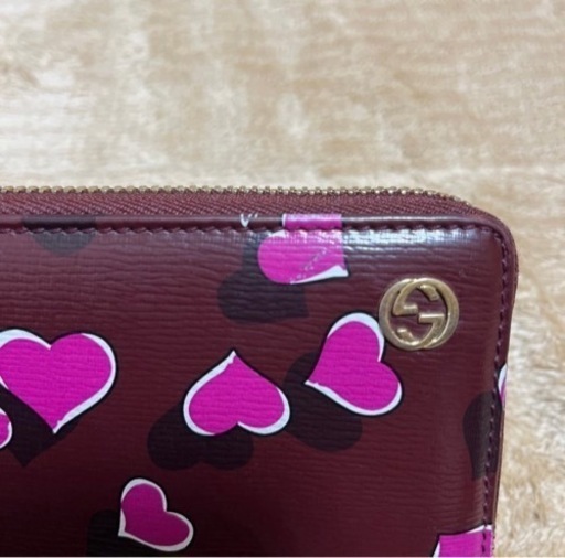 GUCCI 長財布　ハートビート