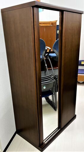 スライド扉ワードローブ/BR【joh00142】