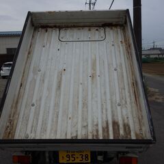 【埼玉県草加市】超大人気軽ダンプ ハイゼットダンプ 車検令和6年6月 (5MT)デフロック 4WD パワステ エアコン オーディオ  youtube動画ありの画像