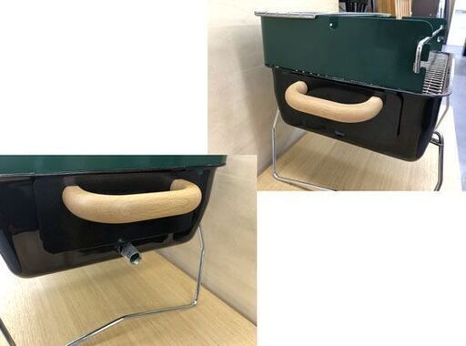 珍品 美品 コールマン デラックスバーベキューグリル 3130BQXJ カセットグリル 直結型 キャンプ アウトドア Coleman 