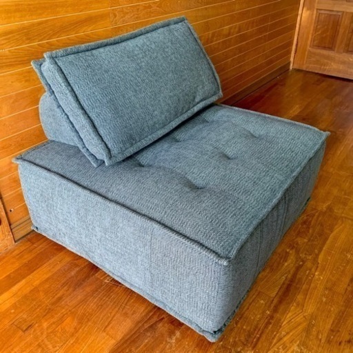 最終値下げ【美品】ましかくソファ（ダークグレー）