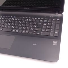 Wi-Fi有 15.5型 ノートPC SONY SVF15327EJB 中古良品 第4世代Pentium 4GB