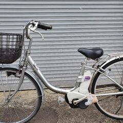電動アシスト自転車☆26インチ☆ナショナル製☆リチウムイオンバッ...