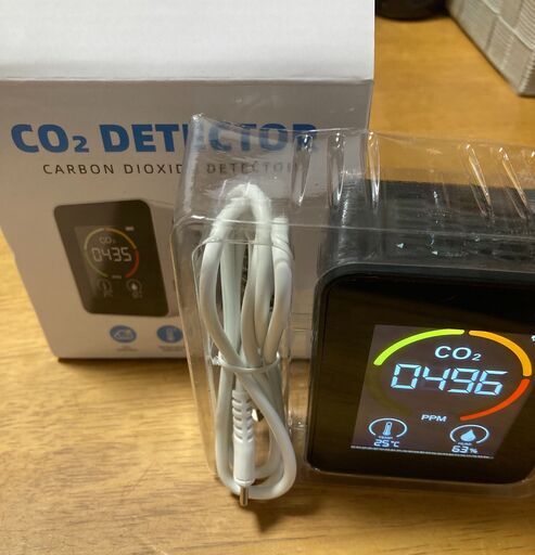 新品　CO2モニター＋温度計＋湿度計（１）