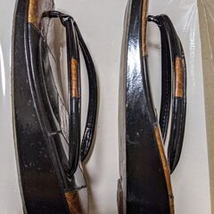 【中古品】お洒落な本皮の草履の画像