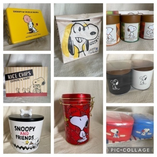 USJ スヌーピー 缶 キャニスター 空き缶