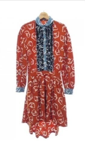 パメオポーズ　THREE GODS PATTERN DRESSワンピース