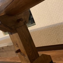 ロングベンチ 一枚板 約2m 重みのあるベンチの画像