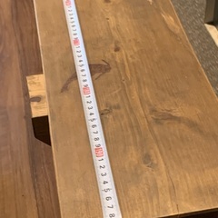 ロングベンチ 一枚板 約2m 重みのあるベンチの画像