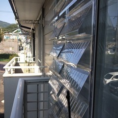 雨の入ってこない網戸にできます。