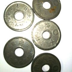 旧貨幣硬貨古銭・明治14年2銭・明治16年1銭・大正13年1銭＋鳳凰・稲百円・菊50円・議事堂5円の画像