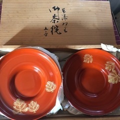 【未使用】漆塗り　皿