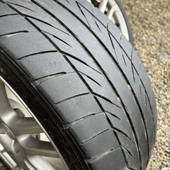 17inch  アルミホイール　タイヤ付の画像
