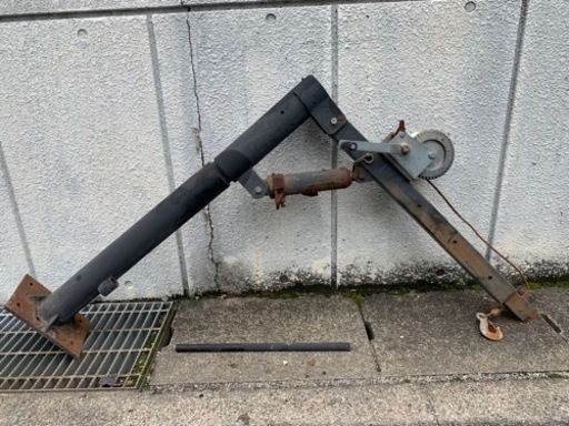 ★値下げ希望歓迎★バイクなど、軽トラにつけるクレーン