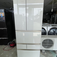 地域限定配送無料✨設置まで❗️東芝　冷蔵庫　6ドア　自動製氷機能　ガラストップ 標準設置費込】東芝 冷蔵庫 GR-Y600XFS 595L 大容量冷凍室 6ドア 家庭