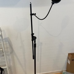マイクスタンド　ポップガード付き