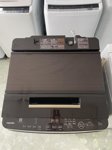 TOSHIBA 全自動洗濯機 (10kg) ZABOON（ザブーン）　2019年製　リサイクルショップ宮崎屋住吉店　22.6.23　ｙ