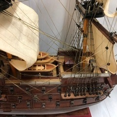 HMS VICTORY 木製帆船模型 イギリス海軍ネルソン提督の画像