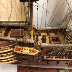 HMS VICTORY 木製帆船模型 イギリス海軍ネルソン提督の画像