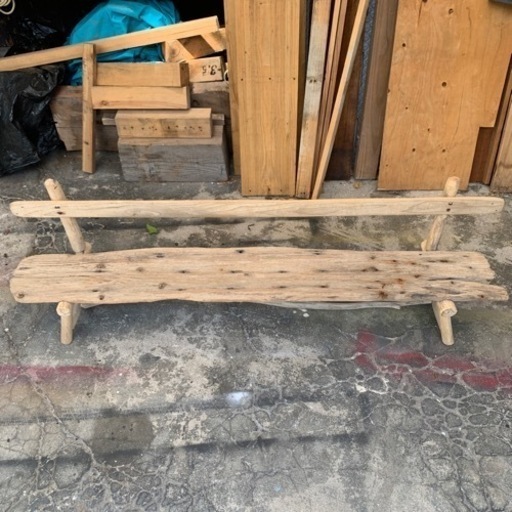 流木使用　フラワーチェアー