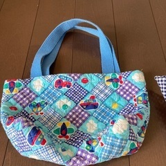 お弁当袋＆三角きんちゃく　の画像