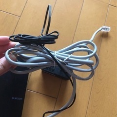 Wi-Fi エレコムワイハイルーター&LANケーブルの画像