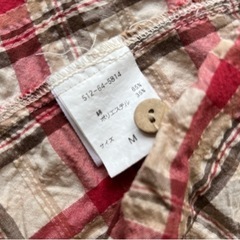 J honey ギンガムチェックの半袖シャツ　Mサイズの画像