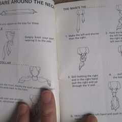 英語の本：ショールの色々な付け方の画像