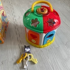 どこがあくかな？かぎパズル　アンパンマンの画像