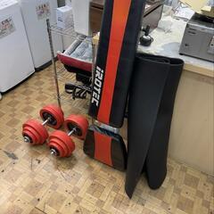 総重量60kg トレーニングセット ダンベルセット ホームフィッ...