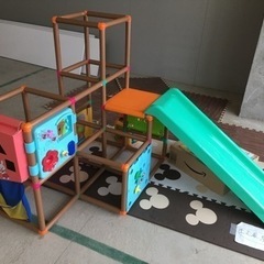 知育アスレチック　すべり台　さしあげます