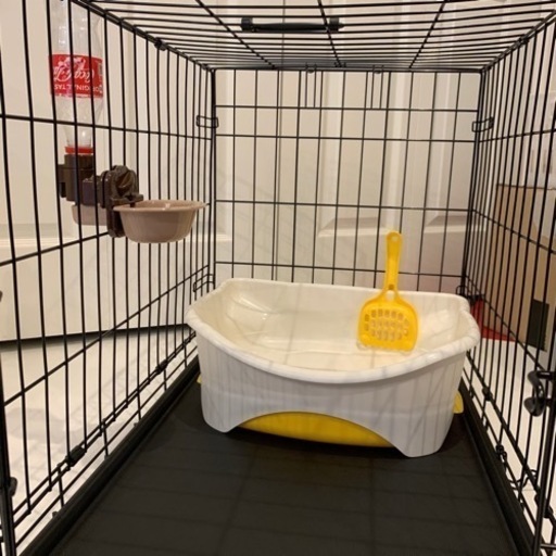 【美品】ゲージ・猫トイレ