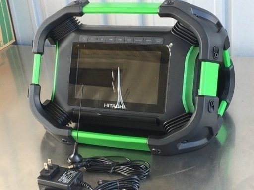 美品！日立工機◇コードレスラジオ付きテレビ◇Bluetooth◇外部アンテナ付き◇電源コード付き◇UR18DSML◇K52