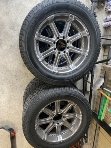 ハマーh2 用　アルミ4本　タイヤオマケ