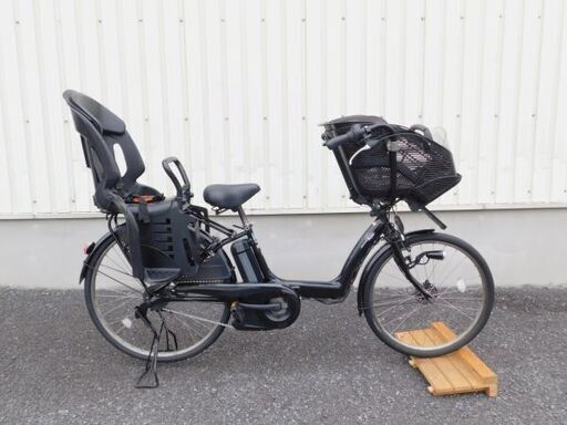 2013モデル 新品バッテリーに交換済! 子供乗せ3人乗り仕様! ヤマハ PAS Kiss PM26K オニキスブラック 8.9Ah 車体も極めて良好! 自527