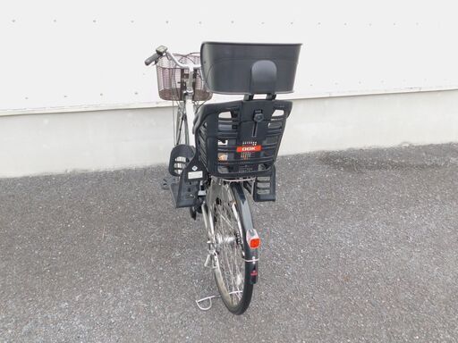 2017年モデル 子供乗せ仕様 ヤマハ PAS ナチュラXL PA26NXL シルバー 大容量12.3Ah サドル新品交換 車体＆バッ
