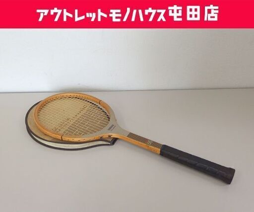 レトロ YAMAHA ウッドラケット YWG SERIES GRAPHIC 66 L 4 1/2 NO.4 ヘッドカバー付き オブジェ 札幌市 北区 屯田