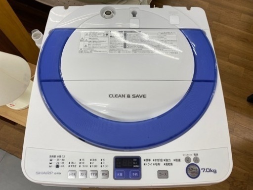 I630 ★ SHARP 7.0㎏ 洗濯機 2014年製 ⭐動作確認済 ⭐クリーニング済