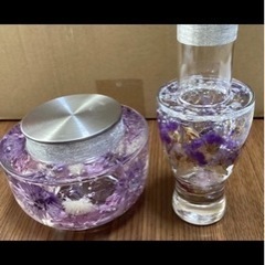 オシャレなお線香立てと灰入れセット