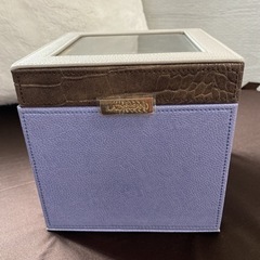 ジュエリーボックス　LAZY SUSAN ジュエリーケース　水色　指輪ケースの画像