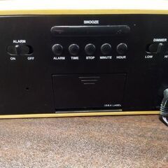 デジタル置き時計　めざまし機能付き（中古品）の画像