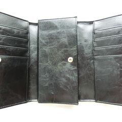 訳あり CERRUTI 1881 セルッティ 定価19800円 メンズ 高級 長財布 ブラック 合成皮革 未使用の画像