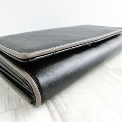 訳あり CERRUTI 1881 セルッティ 定価19800円 メンズ 高級 長財布 ブラック 合成皮革 未使用の画像